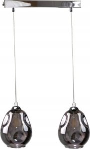 Lampa wisząca Keter Lighting Lampa wisząca 2xE27 LOKI SILVER 1