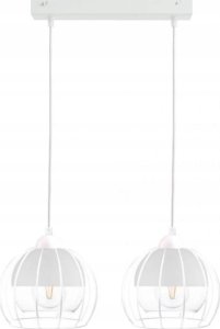 Lampa wisząca Keter Lighting Lampa wisząca 2xE27 SOLO WHITE 1