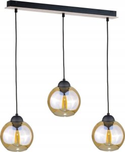 Lampa wisząca Keter Lighting Lampa wisząca 3xE27 AMBRE WOOD 1