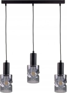 Lampa wisząca Keter Lighting Lampa wisząca 3xE27 CROSS BLACK 1