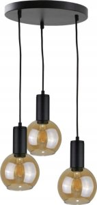 Lampa wisząca Keter Lighting Lampa wisząca 3xE27 JANTAR BLACK 1