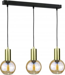 Lampa wisząca Keter Lighting Lampa wisząca 3xE27 JANTAR GOLD 1