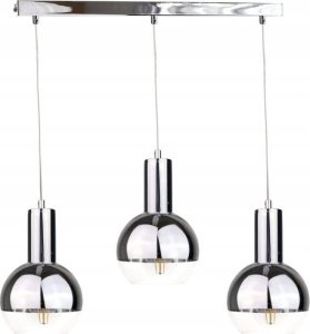 Lampa wisząca Keter Lighting Lampa wisząca 3xE27 ICE SILVER 1