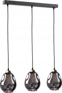 Lampa wisząca Keter Lighting Lampa wisząca 3xE27 LOKI BLACK/GOLD 1