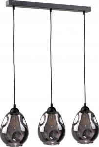 Lampa wisząca Keter Lighting Lampa wisząca 3xE27 LOKI BLACK 1