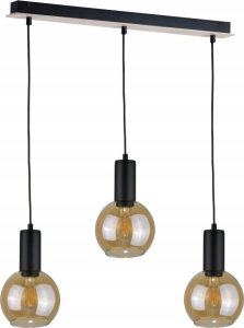 Lampa wisząca Keter Lighting Lampa wisząca 3xE27 JANTAR WOOD 1