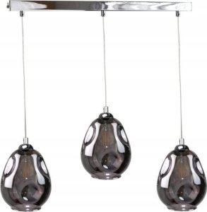 Lampa wisząca Keter Lighting Lampa wisząca 3xE27 LOKI SILVER 1