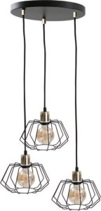 Lampa wisząca Keter Lighting Lampa wisząca 3xE27 LUNA GOLD 1