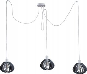 Lampa wisząca Keter Lighting Lampa wisząca 3xE27 NICOLETA GREY 838 1