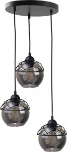 Lampa wisząca Keter Lighting Lampa wisząca 3xE27 MERA BLACK 1