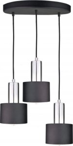 Lampa wisząca Keter Lighting Lampa wisząca 3xE27 LUCE BLACK SILVER 1