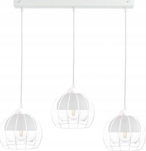 Lampa wisząca Keter Lighting Lampa wisząca 3xE27 SOLO WHITE 1