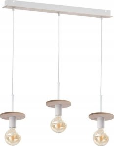 Lampa wisząca Keter Lighting Lampa wisząca 3xE27 SATURN NATURAL 1