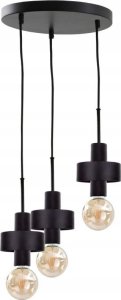 Lampa wisząca Keter Lighting Lampa wisząca 3xE27 UNICA BLACK 1