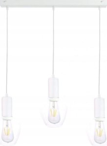 Lampa wisząca Keter Lighting Lampa wisząca 3xE27 VERRE WHITE 1