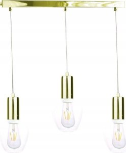 Lampa wisząca Keter Lighting Lampa wisząca 3xE27 VERRE GOLD 1