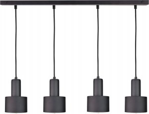 Lampa wisząca Keter Lighting Lampa wisząca 4xE27 LUCE BLACK 1