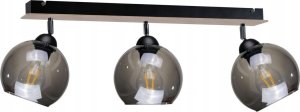 Keter Lighting Spot 3xE27 YUNO WOOD BLACK/NATURAL 1