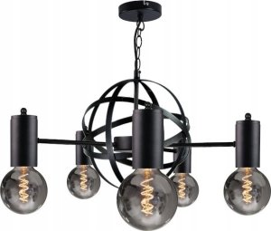 Lampa wisząca Keter Lighting Żyrandol 5xE27 SOLAR BLACK 1