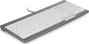 Klawiatura BakkerElkhuizen UltraBoard 960 Standard Compact klawiatura USB QWERTZ Szwajcarski Srebrny Biały 3