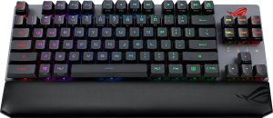 Klawiatura Asus ASUS ROG Strix Scope RX TKL Wireless Deluxe klawiatura USB + RF Wireless + Bluetooth AZERTY Francuski Czarny 11