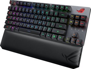 Klawiatura Asus ASUS ROG Strix Scope RX TKL Wireless Deluxe klawiatura USB + RF Wireless + Bluetooth AZERTY Francuski Czarny 4