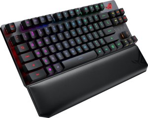 Klawiatura Asus ASUS ROG Strix Scope RX TKL Wireless Deluxe klawiatura USB + RF Wireless + Bluetooth AZERTY Francuski Czarny 5