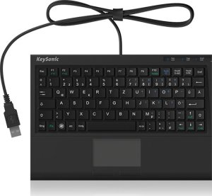 Podkładka Keysonic KeySonic ACK-3410 klawiatura USB QWERTZ Niemiecki Czarny 4