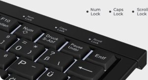 Podkładka Keysonic KeySonic KSK-3011ELC (DE) klawiatura USB QWERTZ Niemiecki Czarny 2