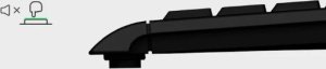 Podkładka Keysonic KeySonic KSK-3011ELC (DE) klawiatura USB QWERTZ Niemiecki Czarny 4