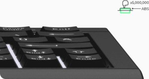 Klawiatura Keysonic KeySonic KSK-3010ELC (DE) klawiatura USB QWERTZ Niemiecki Czarny 2
