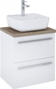 A852450806 / ROCA / KWADRO / ZESTAW ŁAZIENKOWY Z BLATEM I UMYWALKĄ 50 CM Z 2 SZUFLADAMI, BIAŁY POŁYSK / ZAMIENNIK 168443 / 2