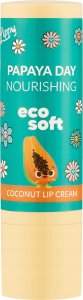 ECOSOFT_Lippy Day kokosowy krem do ust Papaya 4,8g 2