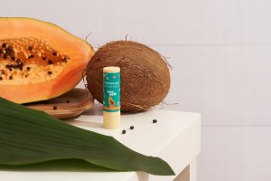 ECOSOFT_Lippy Day kokosowy krem do ust Papaya 4,8g 5