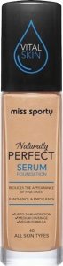 MISS SPORTY_Naturally Perfect All Skin Serum Foundation podkład do twarzy 40 Neutral 30ml 1