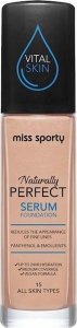 MISS SPORTY_Naturally Perfect All Skin Serum Foundation podkład do twarzy 15 Cold 30ml 1