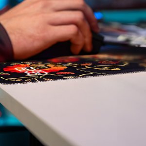 Podkładka Tilt DUŻA PODKŁADKA POD MYSZKĘ Babciny Gobelin 50x50 XXL Duża Prezent 5