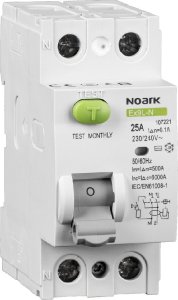 Noark Wyłącznik różnicowoprądowy Noark 108350 Ex9L-N 2P 40A A 30mA 1