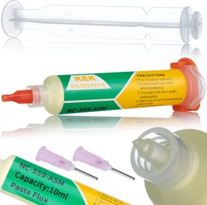 Rosfix Rosfix Topnik flux w strzykawce NC-559-ASM+Pasta lutownicza (płynna cyna) w strzykawce XG-Z40 35g 2