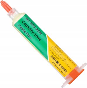 Rosfix Rosfix Topnik flux w strzykawce NC-559-ASM+Pasta lutownicza (płynna cyna) w strzykawce XG-Z40 35g 4