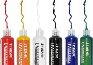 Rosfix ZESTAW SOLDERMASKA ZIELONA DO PŁYTEK DRUKOWANYCH PCB UV LAMPA UV 3