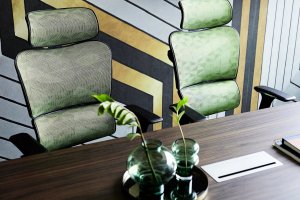 Krzesło biurowe Bemondi Ergonomiczny fotel biurowy ERGO 600 zielony 3