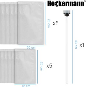 Heckermann Zgrzewarka próżniowa Heckermann 2800 Czarna 9