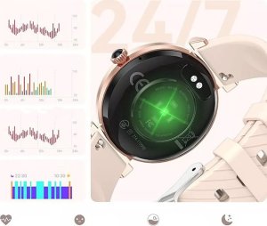 Smartwatch Active Band SMARTWATCH ZEGAREK WATCH MENU PL DAMSKI ROZMOWY SPORT POLSKIE PULS KROKI NX7 PRO 17