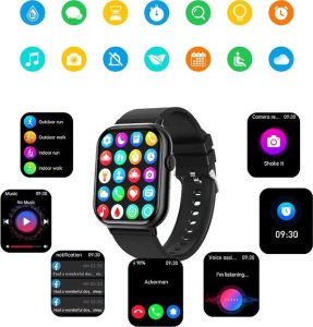 Smartwatch Active Band SMARTWATCH ZEGAREK WATCH MENU PL DAMSKI MĘSKI ROZMOWY SPORT POLSKIE PULS T98 11