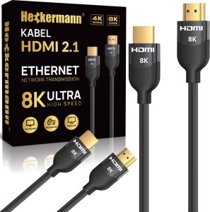 Kabel Heckermann Kabel HDMI-HDMI 3m Heckermann VH1124 4K 120Hz 1