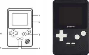 Pad Denver Gamepad Denver GMP-290 z ekranem LCD 2,5" 2