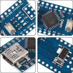Rosfix MODUŁ NANO 3.0 ATMEGA328 CH340 KOMPATYBILNY Z ARDUINO ATMEL ATMEGA328P-AU 7