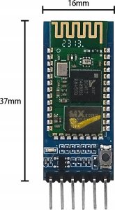 Rosfix ROSFIX MODUŁ BLUETOOTH HC-05 MASTER/SLAVE ARDUINO 6 PIN BC417 UART (RX, TX) 2