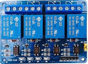 Rosfix ROSFIX 4-KANAŁOWY MODUŁ PRZEKAŹNIKA 5V ARDUINO DO AUTOMATYKI I ROBOTYKI 2